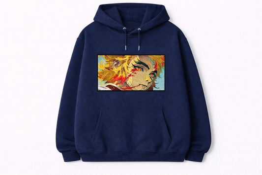 GENSO WEAR – Demon Slayer Flame Art Hoodie