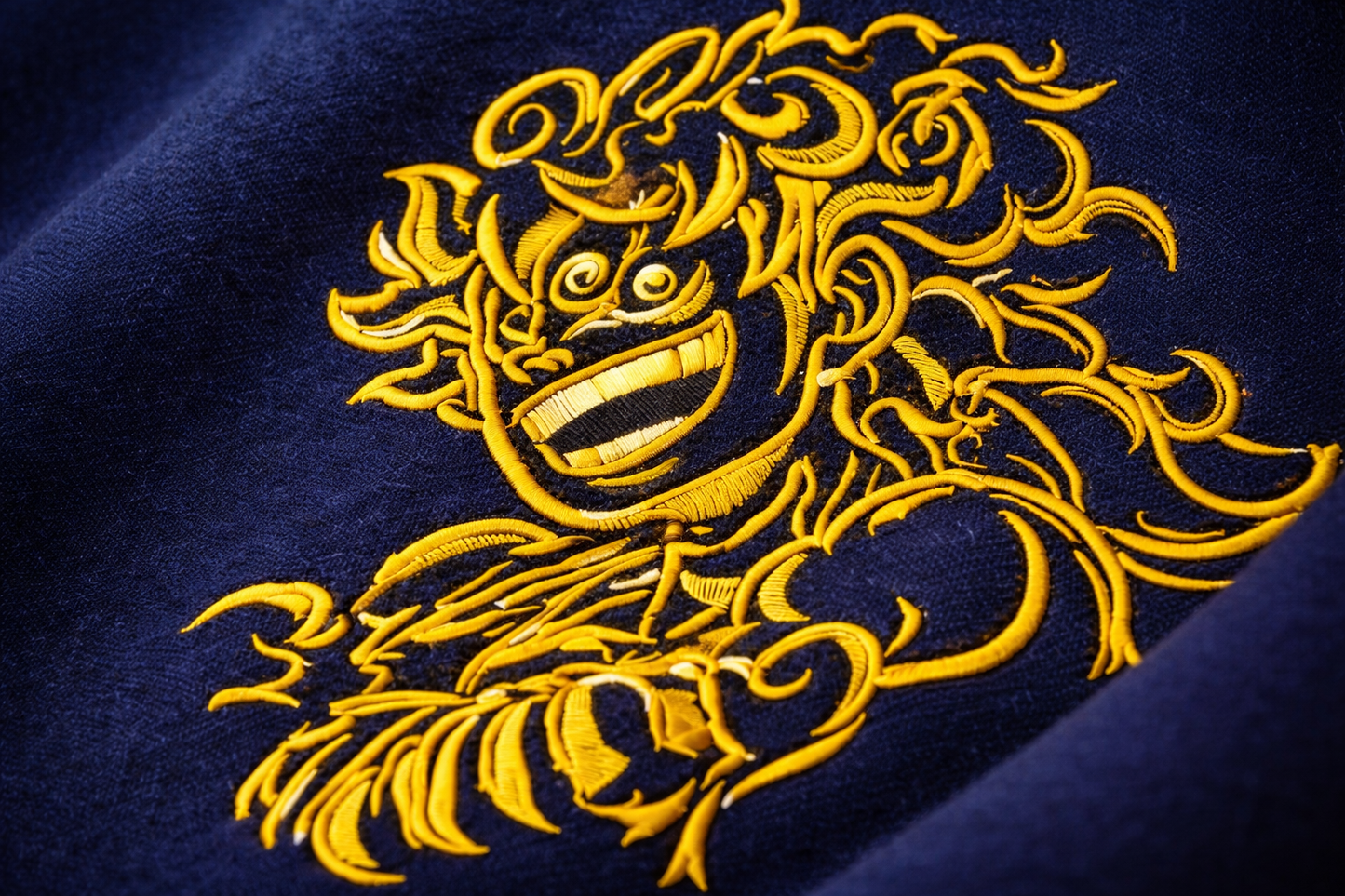 Luffy Inspired Sun Warrior Embroidered Sweatshirt
