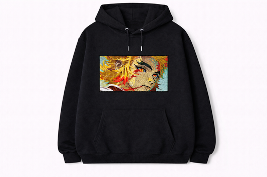 GENSO WEAR – Demon Slayer Flame Art Hoodie