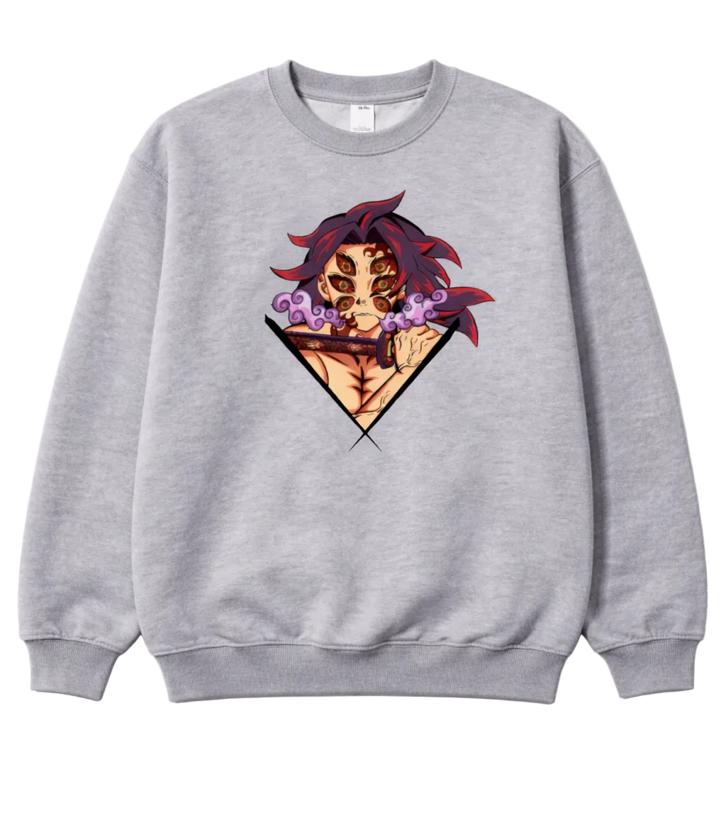 Kokushibo Six-Eyed Demon Embroidered Crewneck