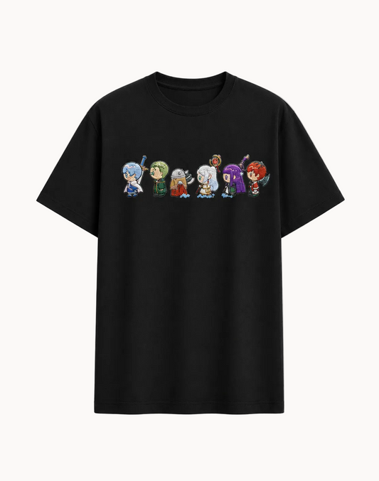 Frieren Beyond Journey Style Black T-Shirt