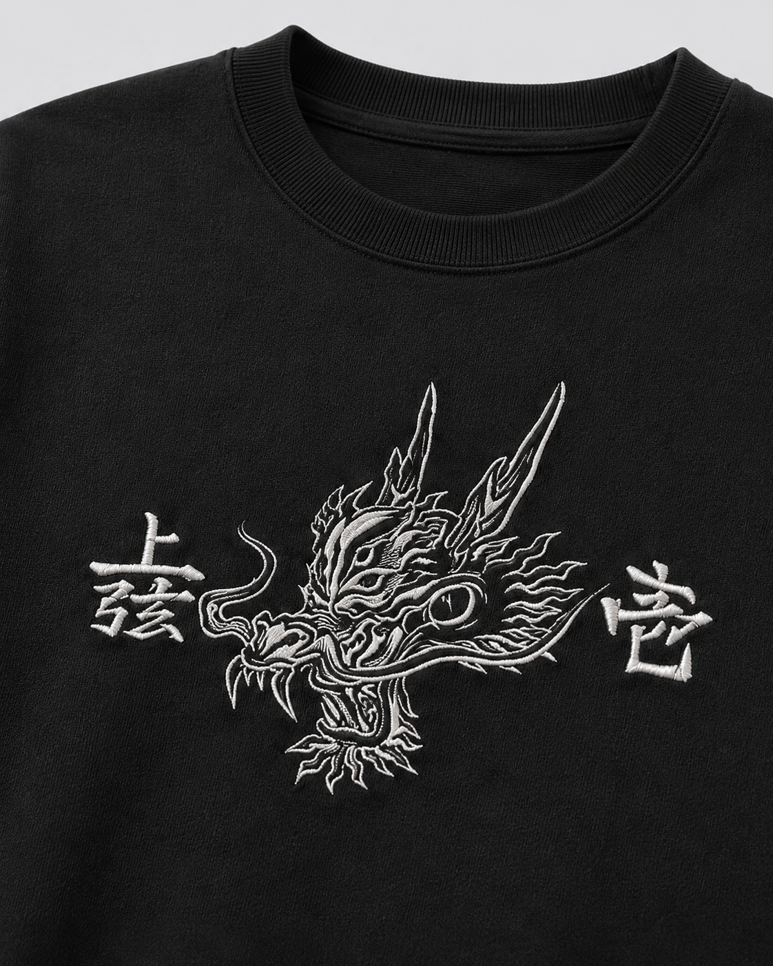 Dragon Inspired Embroidered T-Shirt
