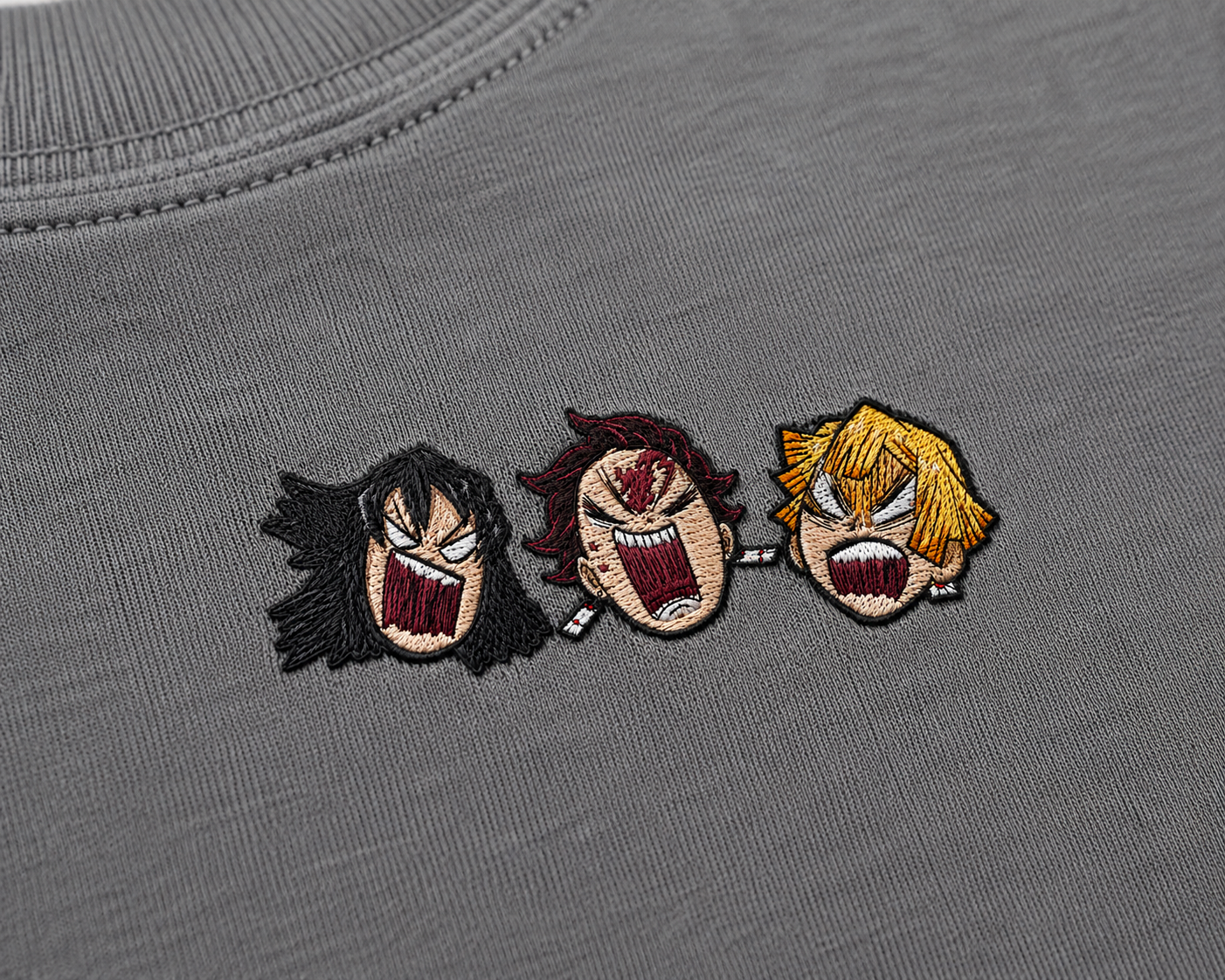 Demon Slayer Embroidered T-Shirt
