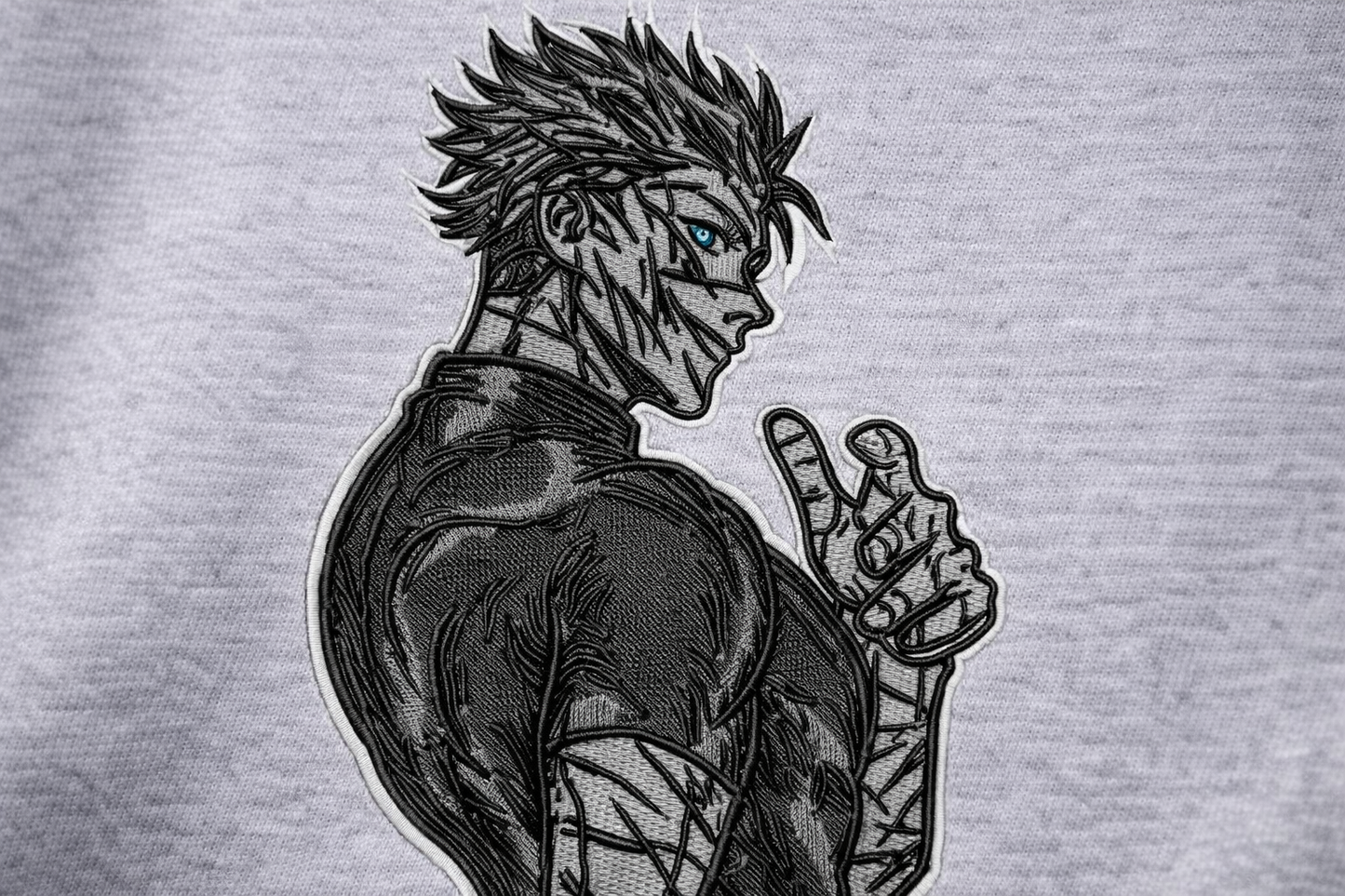 Gojo-Inspired Limitless Embroidered Sweatshirt
