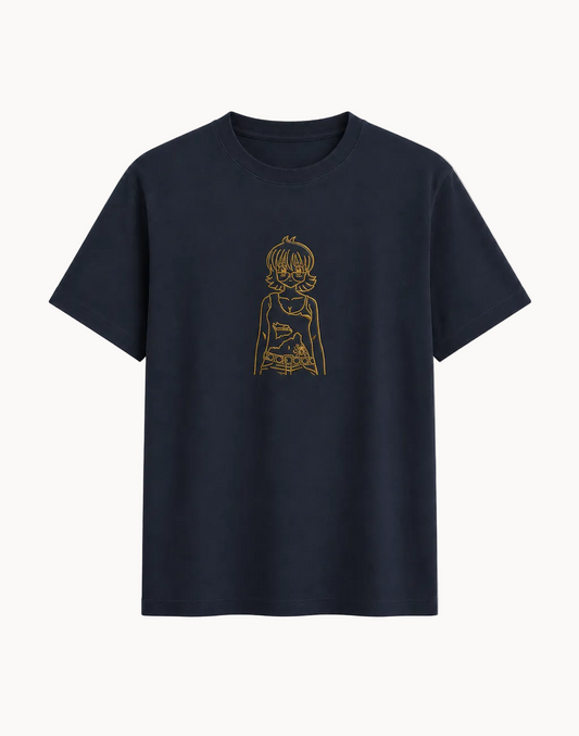 13th Spider Shizuku Inspired Embroidered T-Shirt
