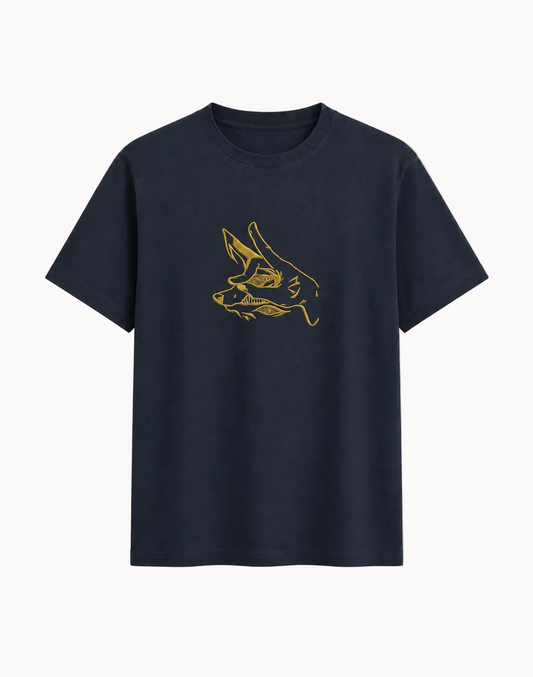 Chainsaw Man Gold Embroidered T-Shirt