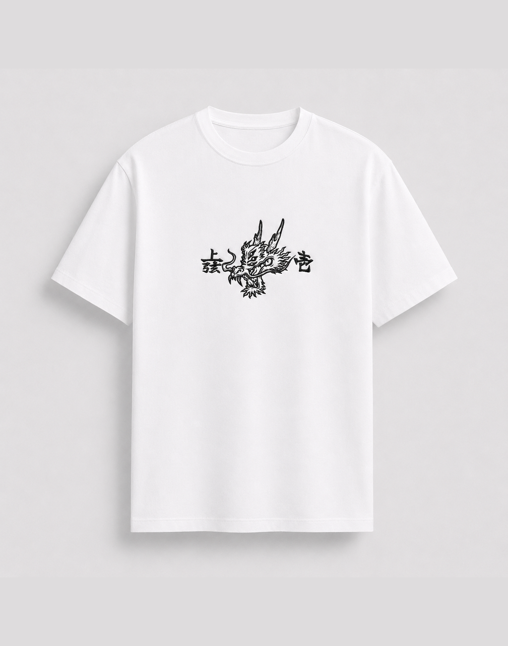 Dragon Inspired Embroidered T-Shirt